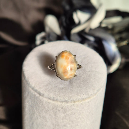 "Pink Larimar" ring 4