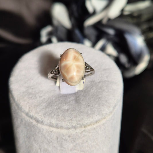 "Pink Larimar" ring 5