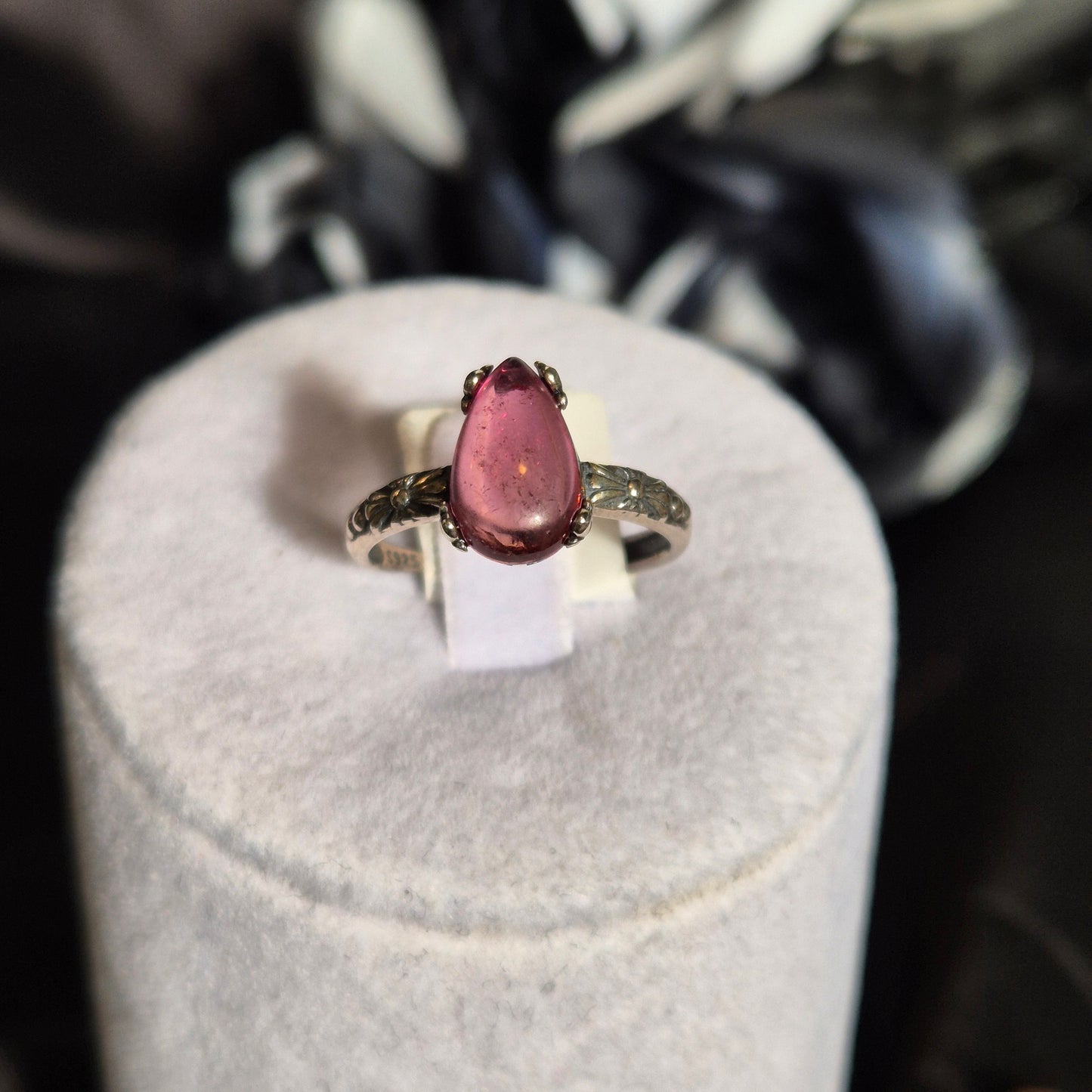 Pink tourmaline ring 2