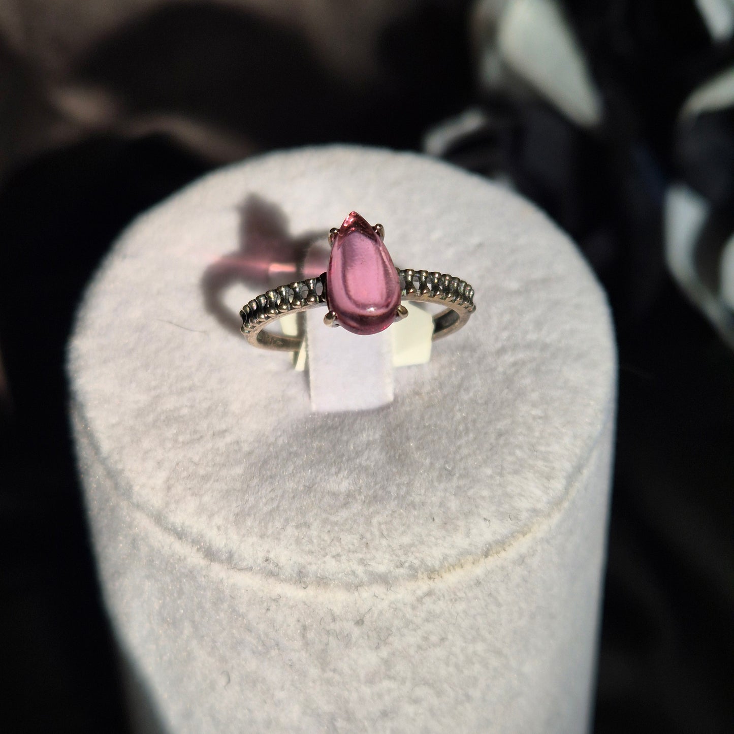 Pink tourmaline ring 5