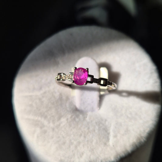 Pink spinel ring 2
