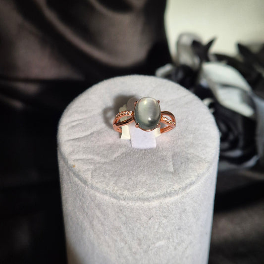 Gem prehnite ring 2