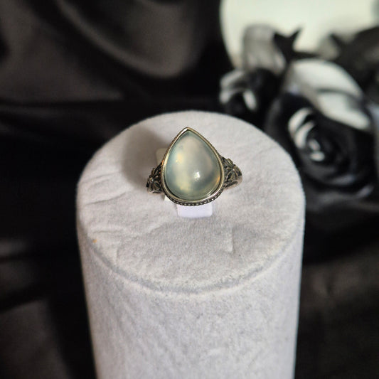 Gem prehnite ring 5