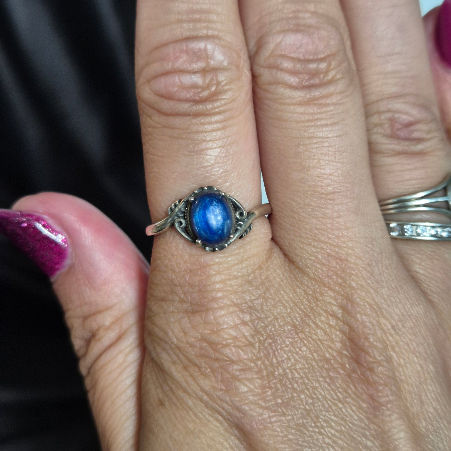 Kyanite ring