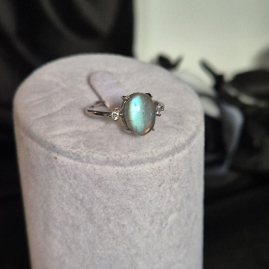 Labradorite ring 3