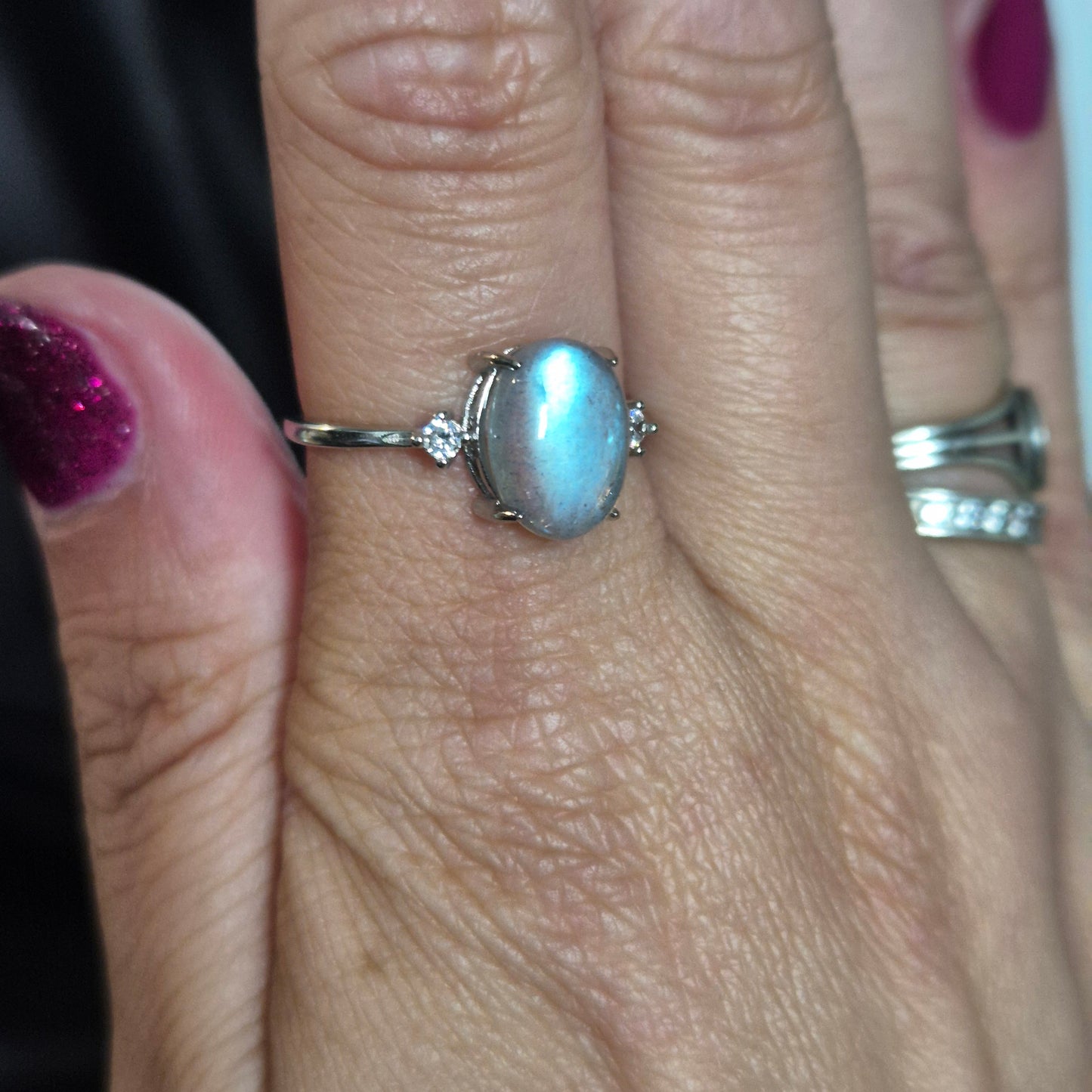 Labradorite ring 3