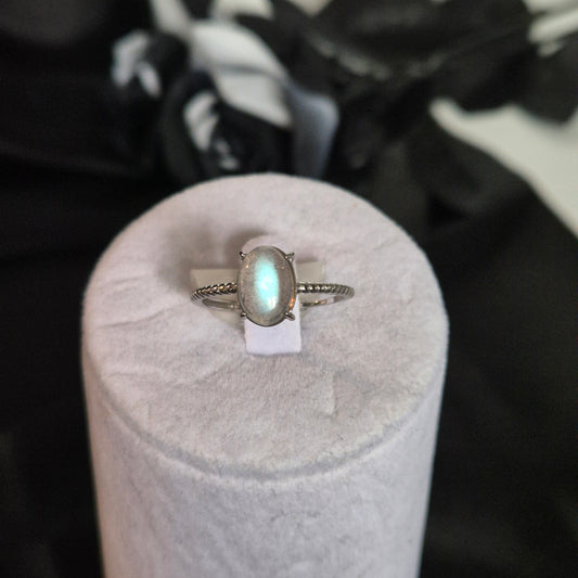 Labradorite ring 5