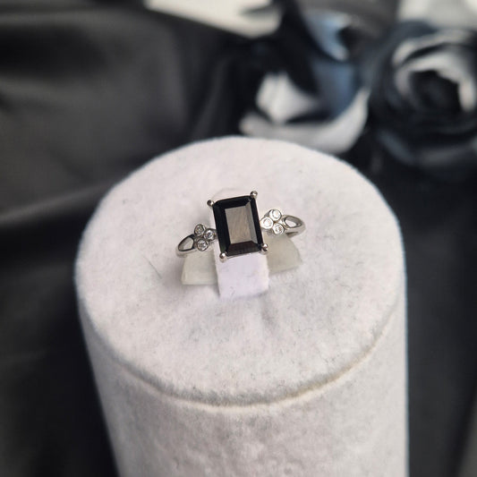 Black tourmaline ring