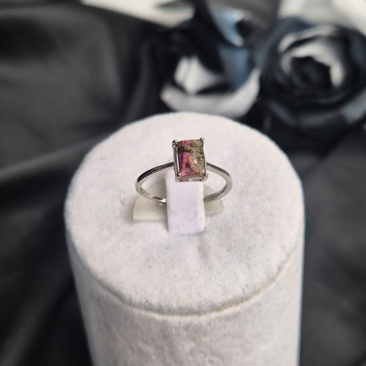 Pink tourmaline ring 1