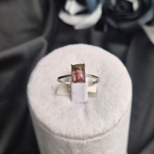 Pink tourmaline ring 2