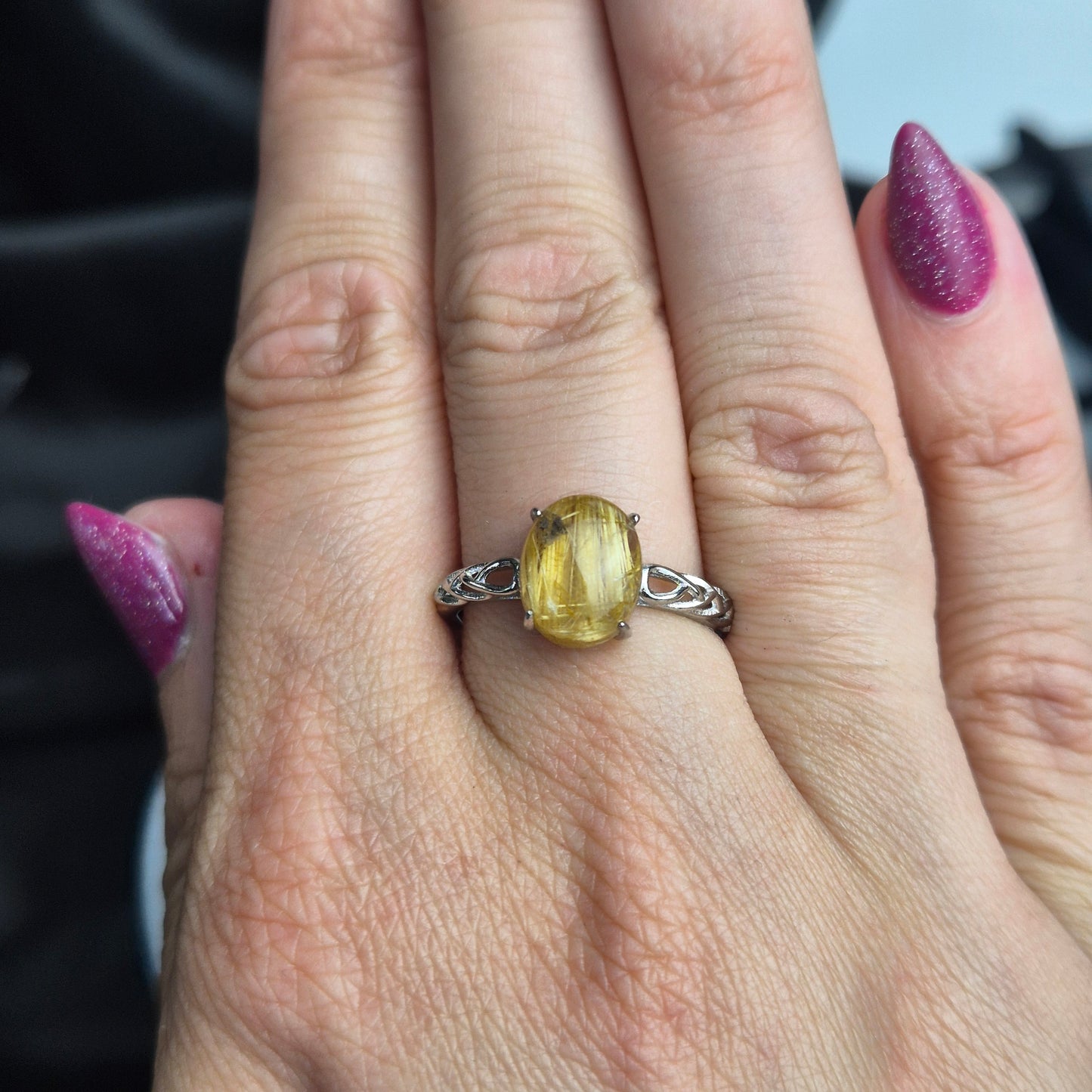 gold rutile ring 4