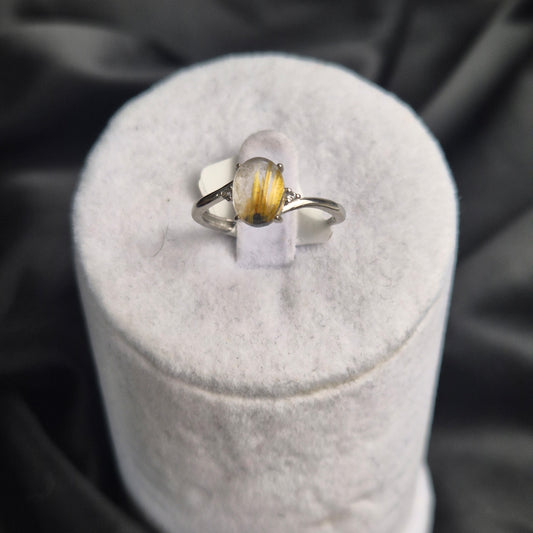 gold rutile ring 5