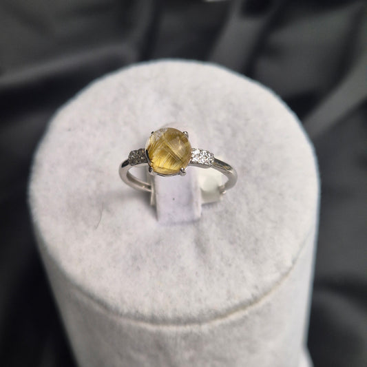 gold rutile ring 8