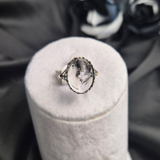 Herkimer diamond ring 2