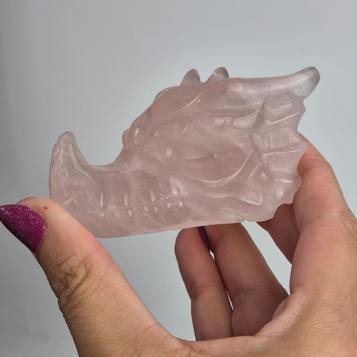 Rosequarts dragonhead