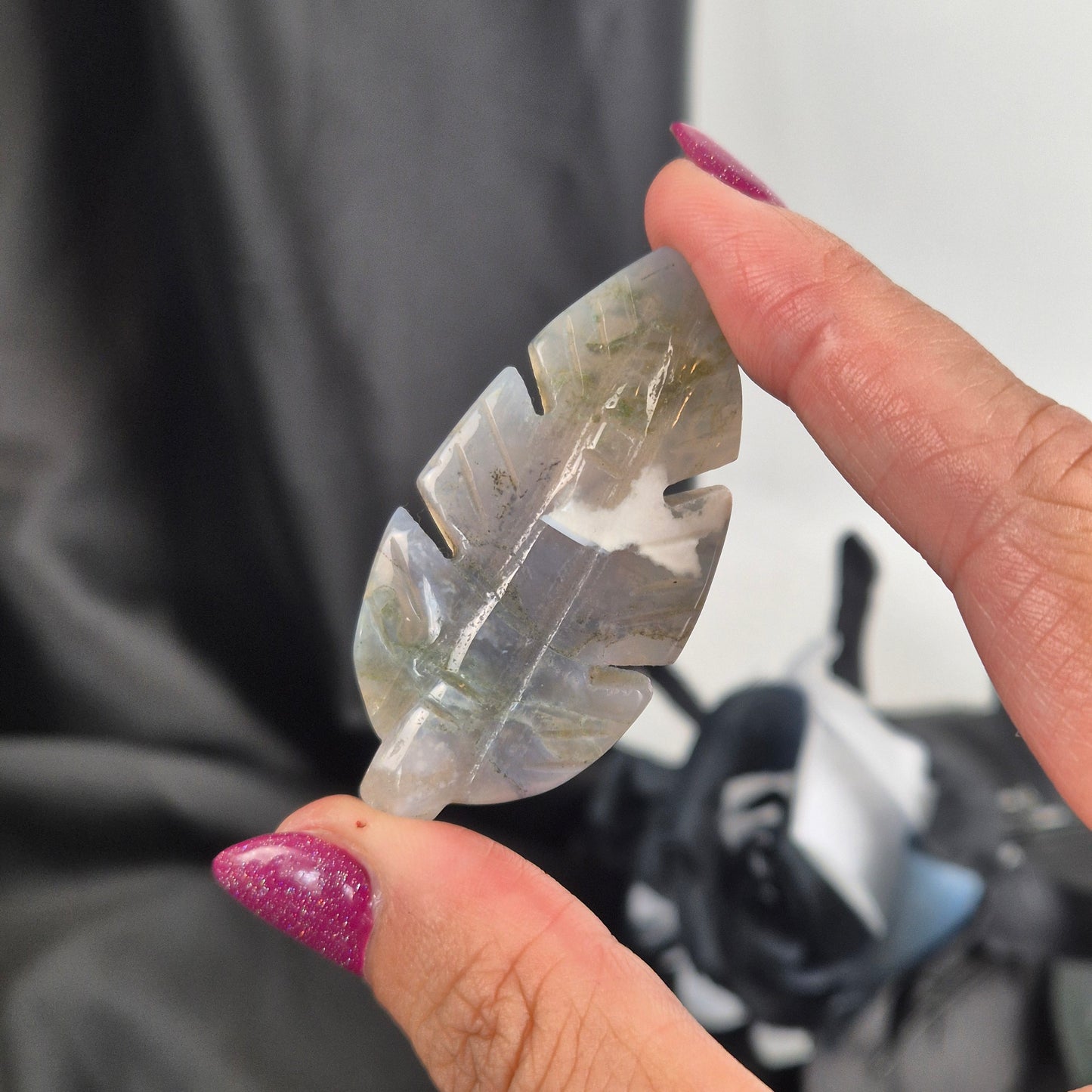 Moss agate leaf 3
