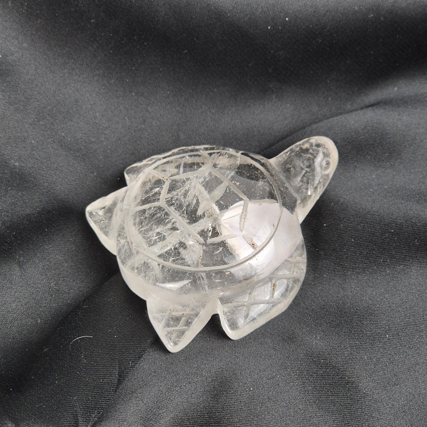 Clear quarts turtle