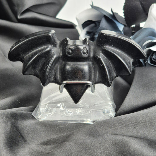 Black obsidian bat