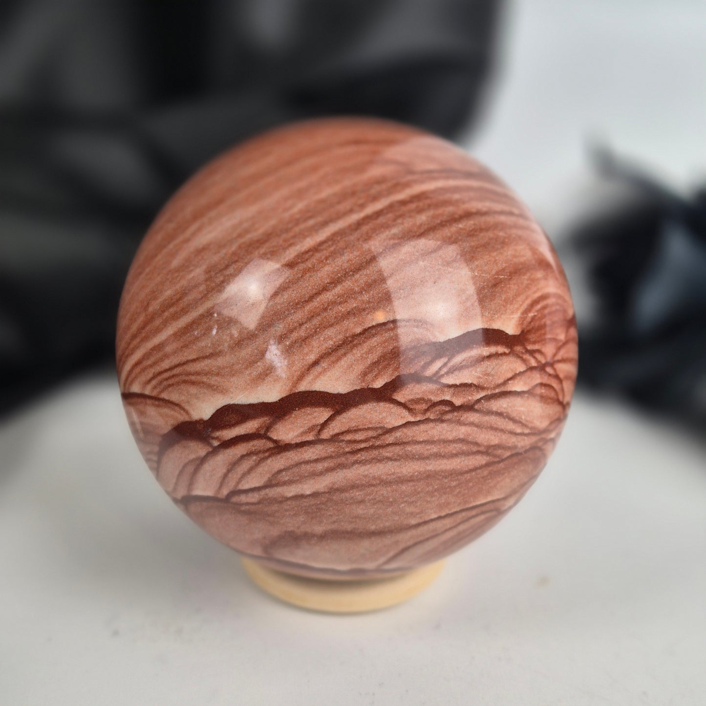 Serpeggiante sphere 2 (Sand jasper)