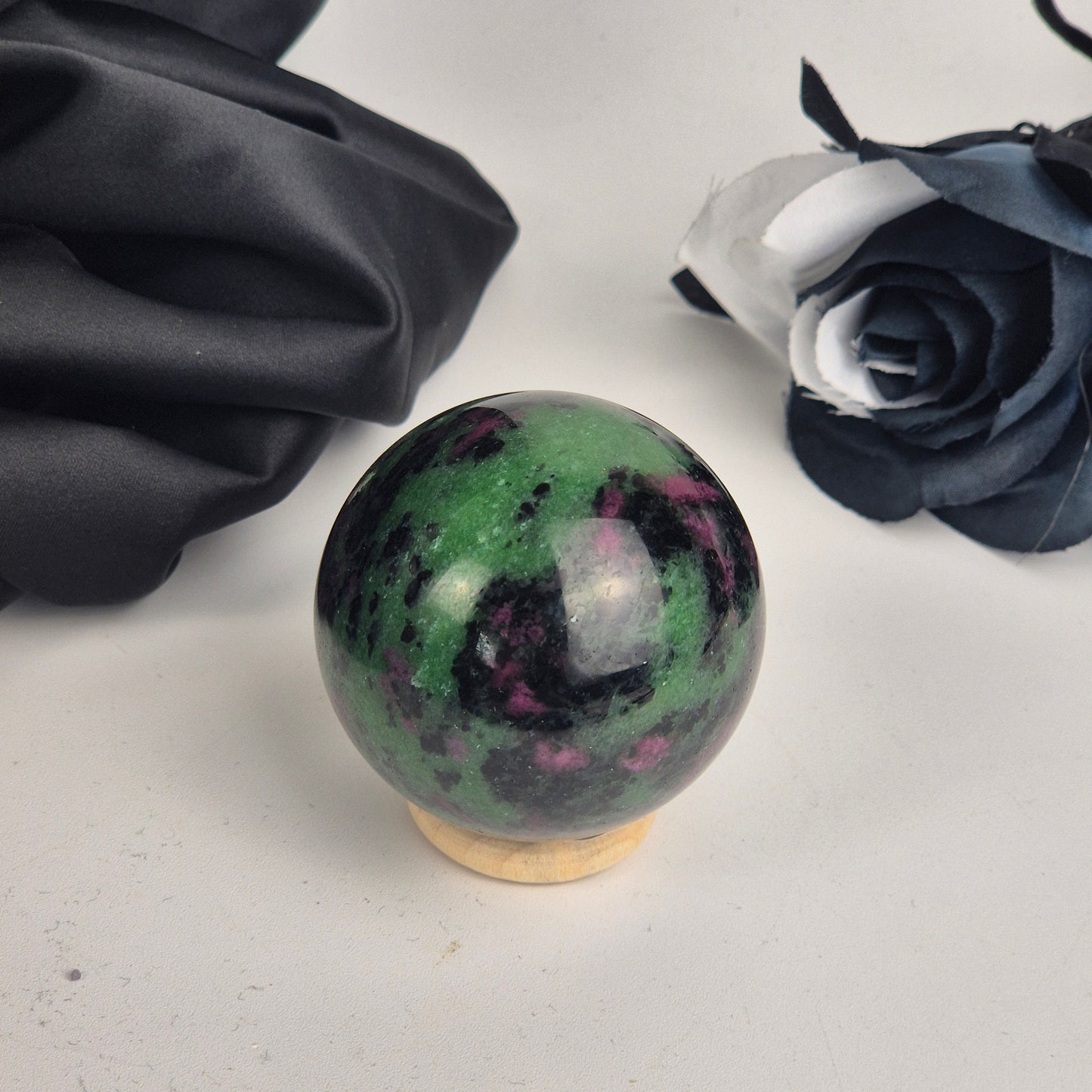 ruby in zoisite sphere 1