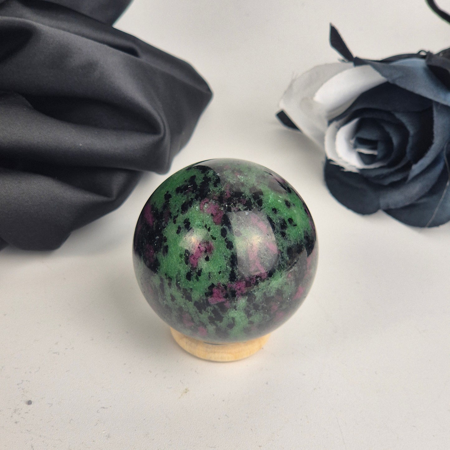 ruby in zoisite sphere 1