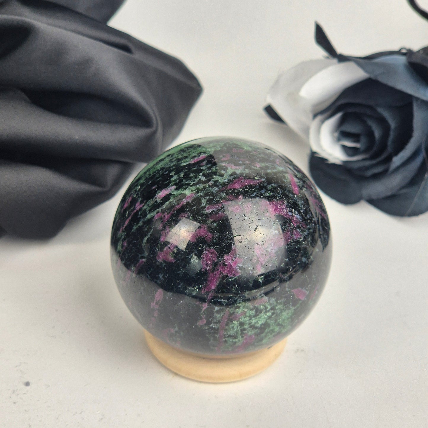 ruby in zoisite sphere 2