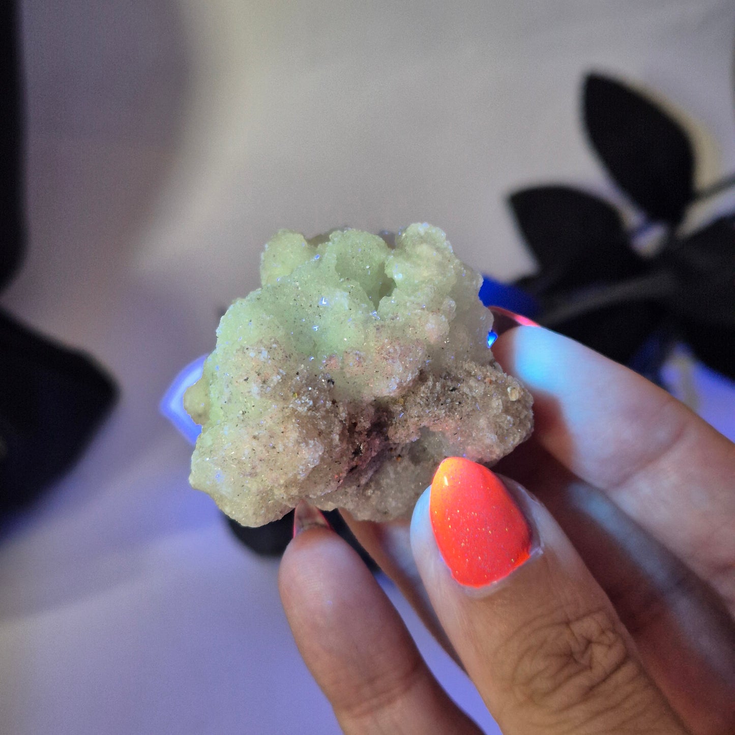 Selenite / fluorite small 9