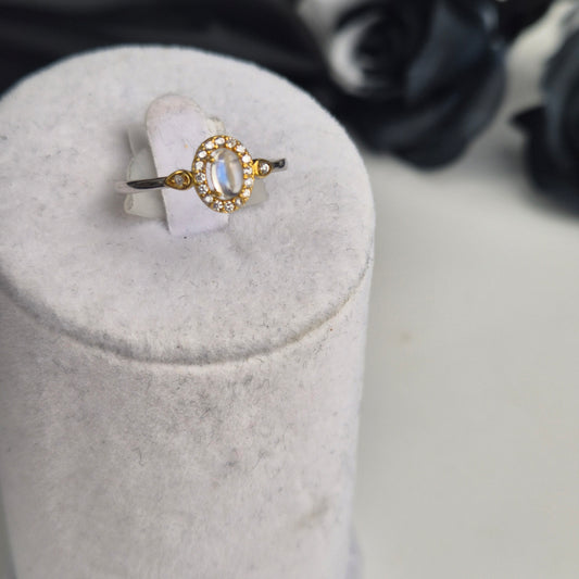 Moonstone ring dainty