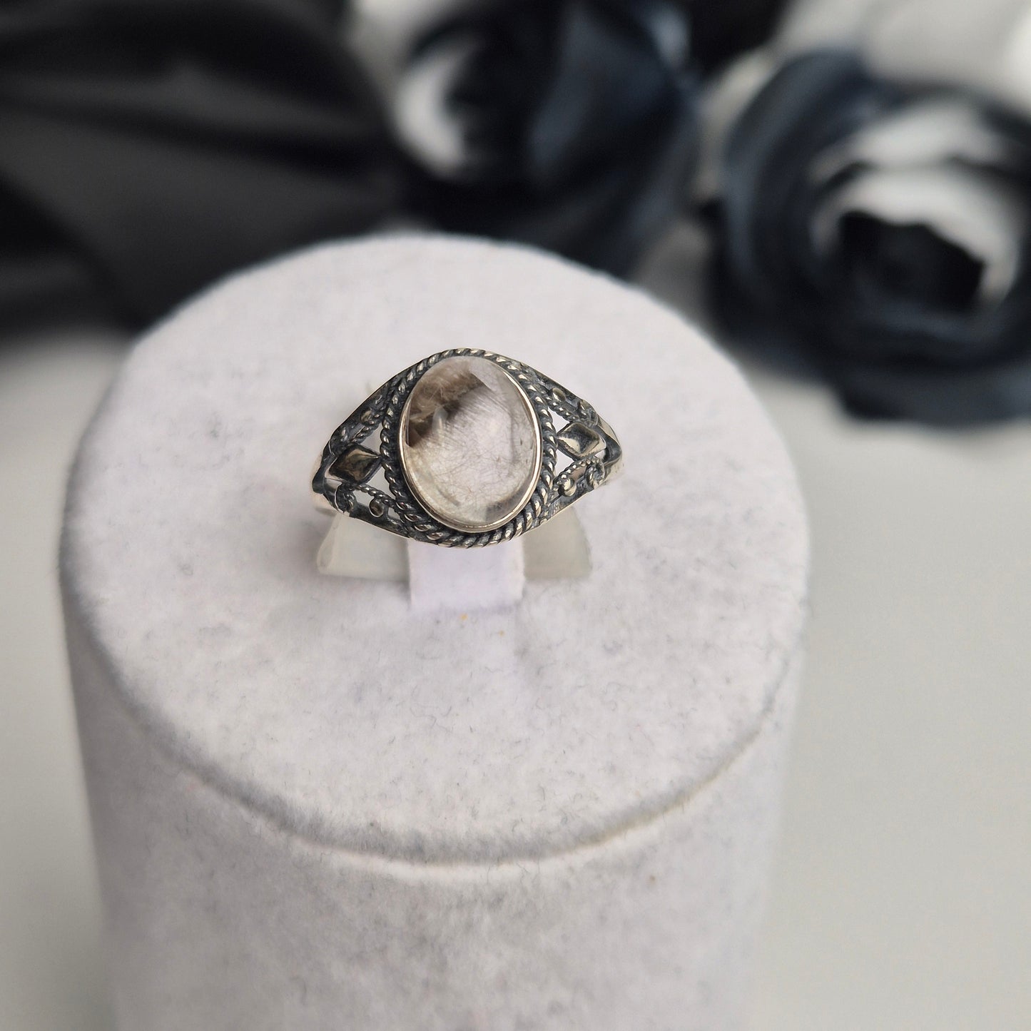 Brookite ring 8