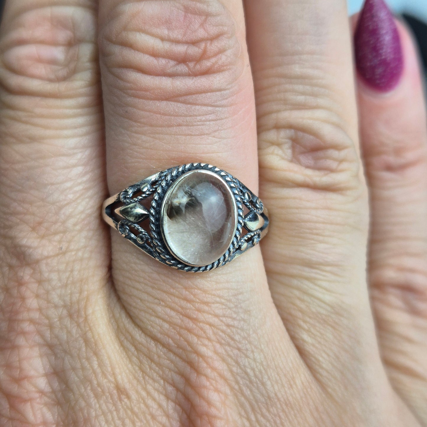 Brookite ring 8