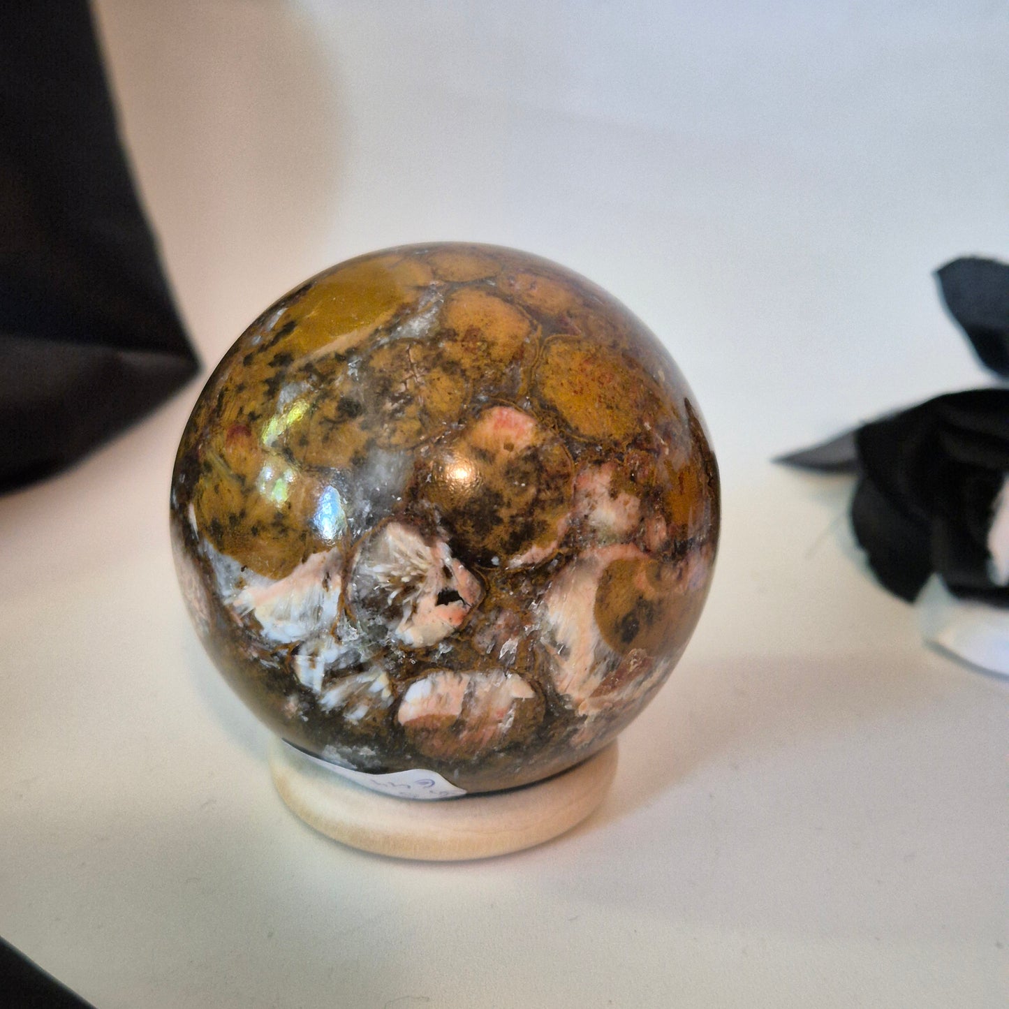 Bombay jasper sphere 5