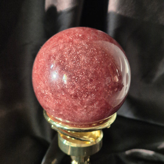 Tanzanian red aventurine sphere 8