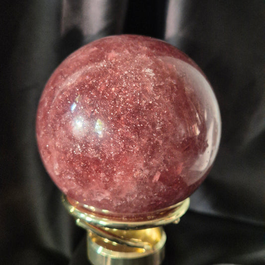 Tanzanian red aventurine sphere 15