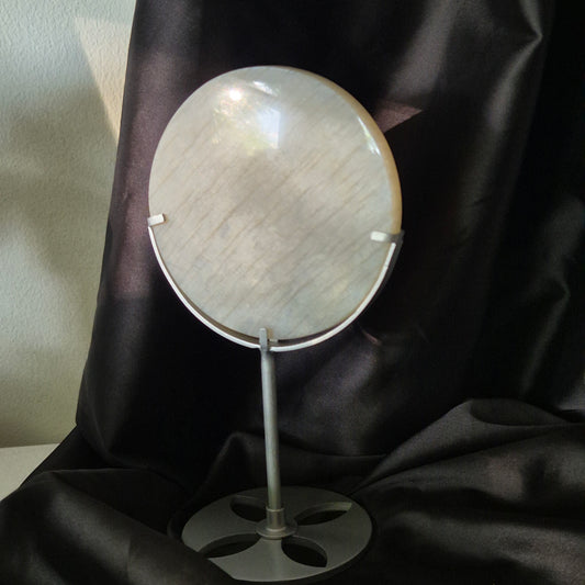 Moonstone mirror on stand 3