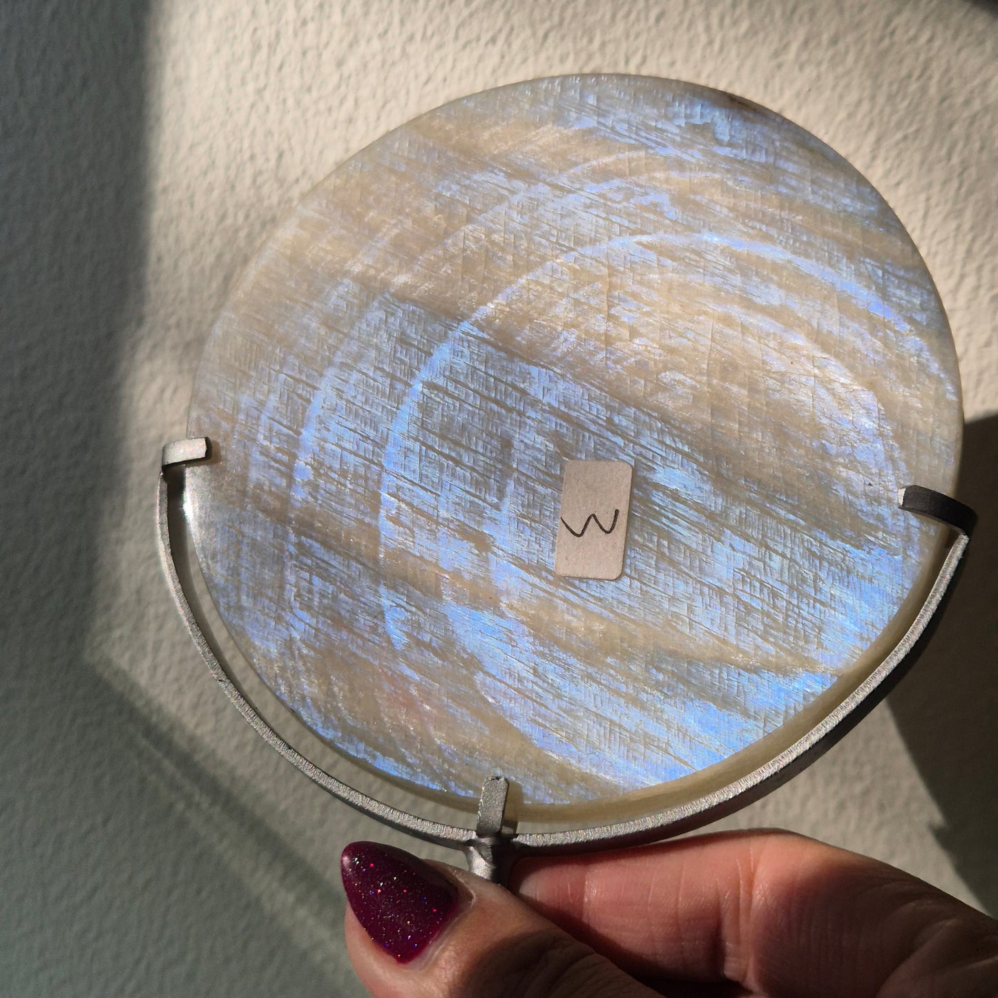 Moonstone mirror on stand 4