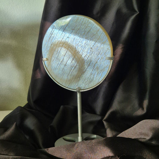 Moonstone  mirror on stand 10