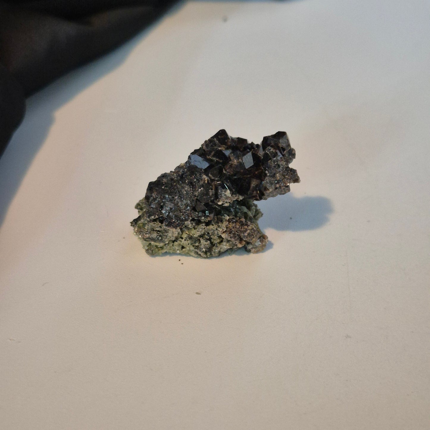 Melanite garnet 16