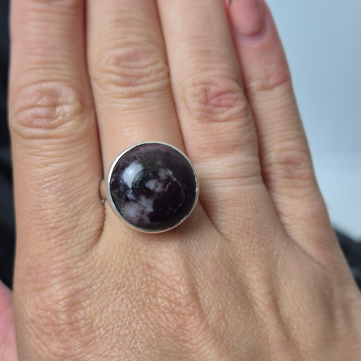 Purple Dumortirite ring
