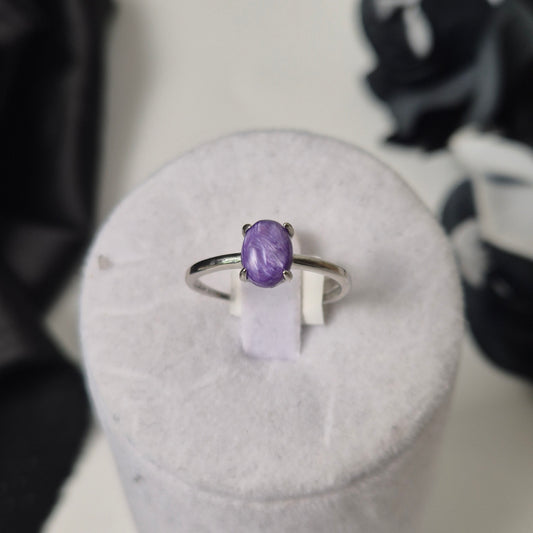 Charoite ring 1
