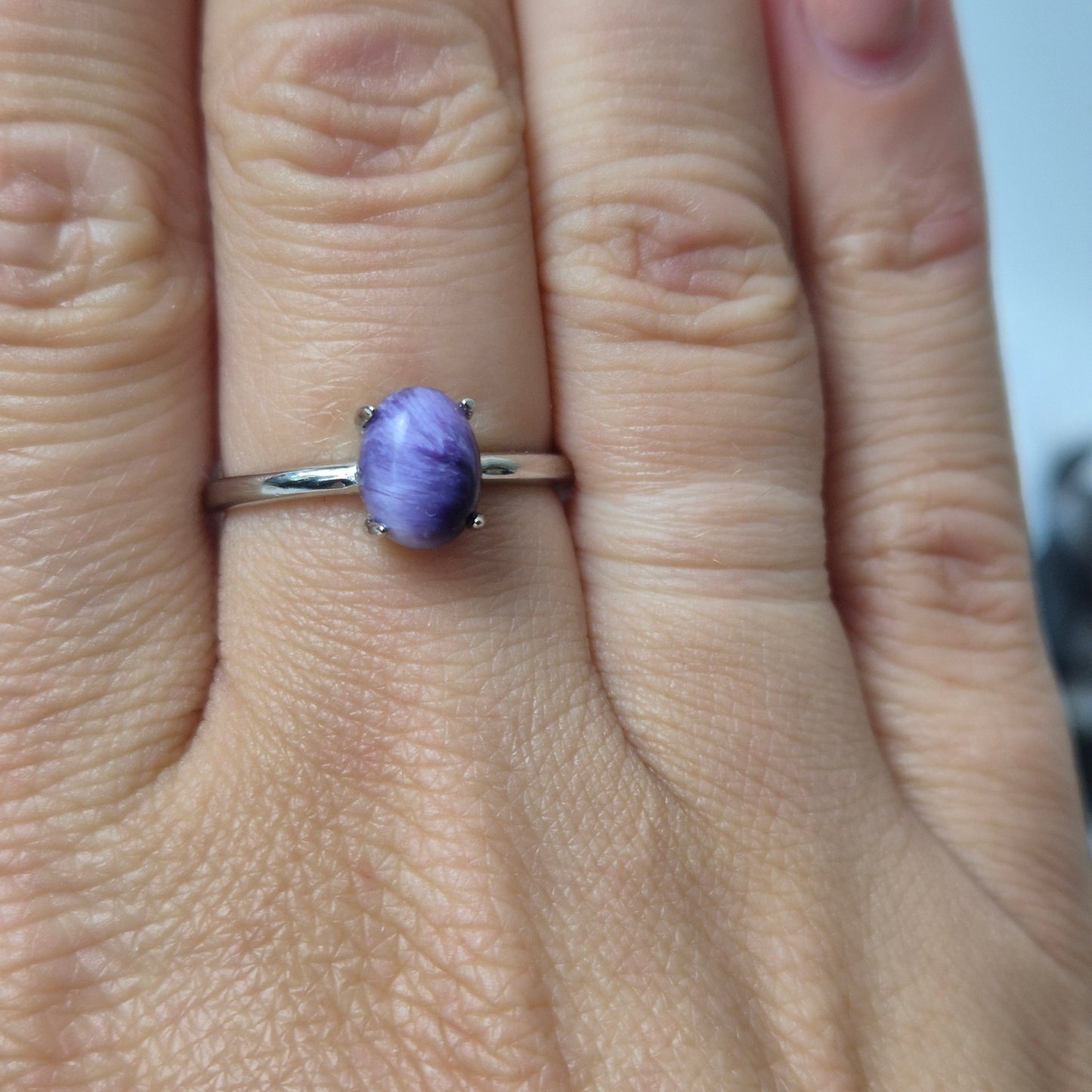 Charoite ring 2