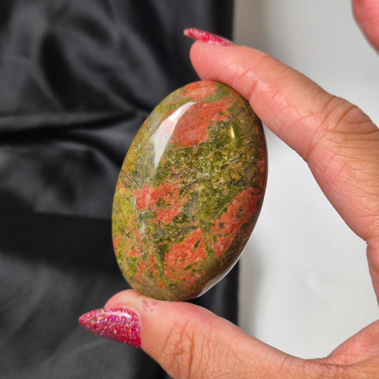 Unakite palmstone 88