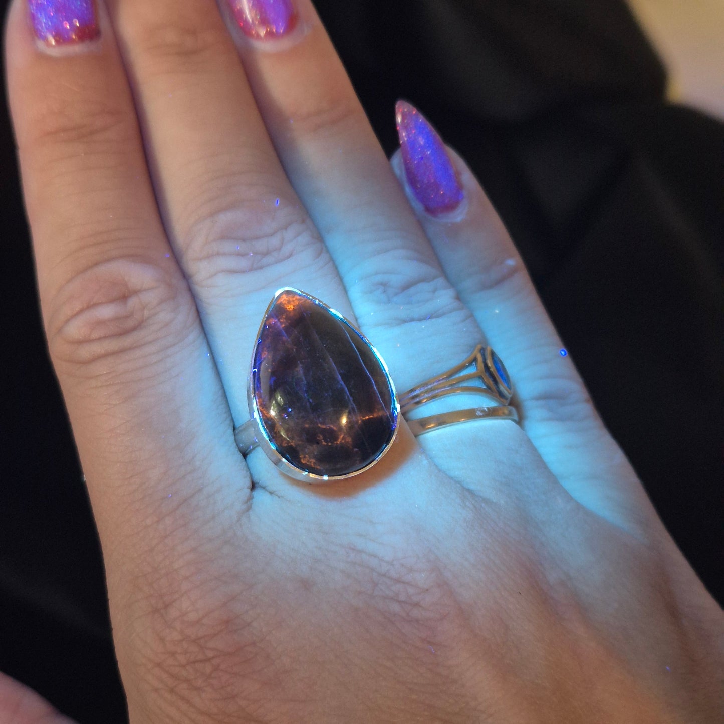 Polarity moonstone ring 2