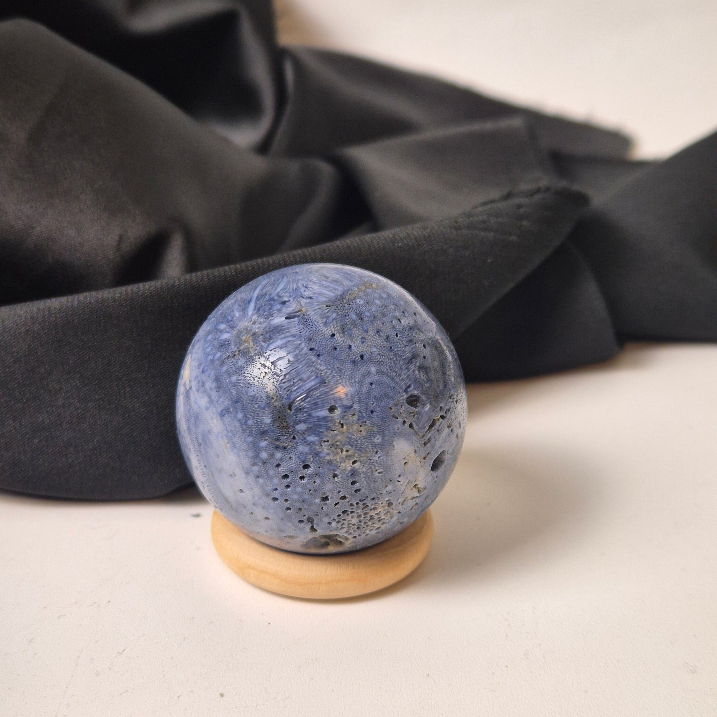 Blue coral sphere 5 (Indonesia)