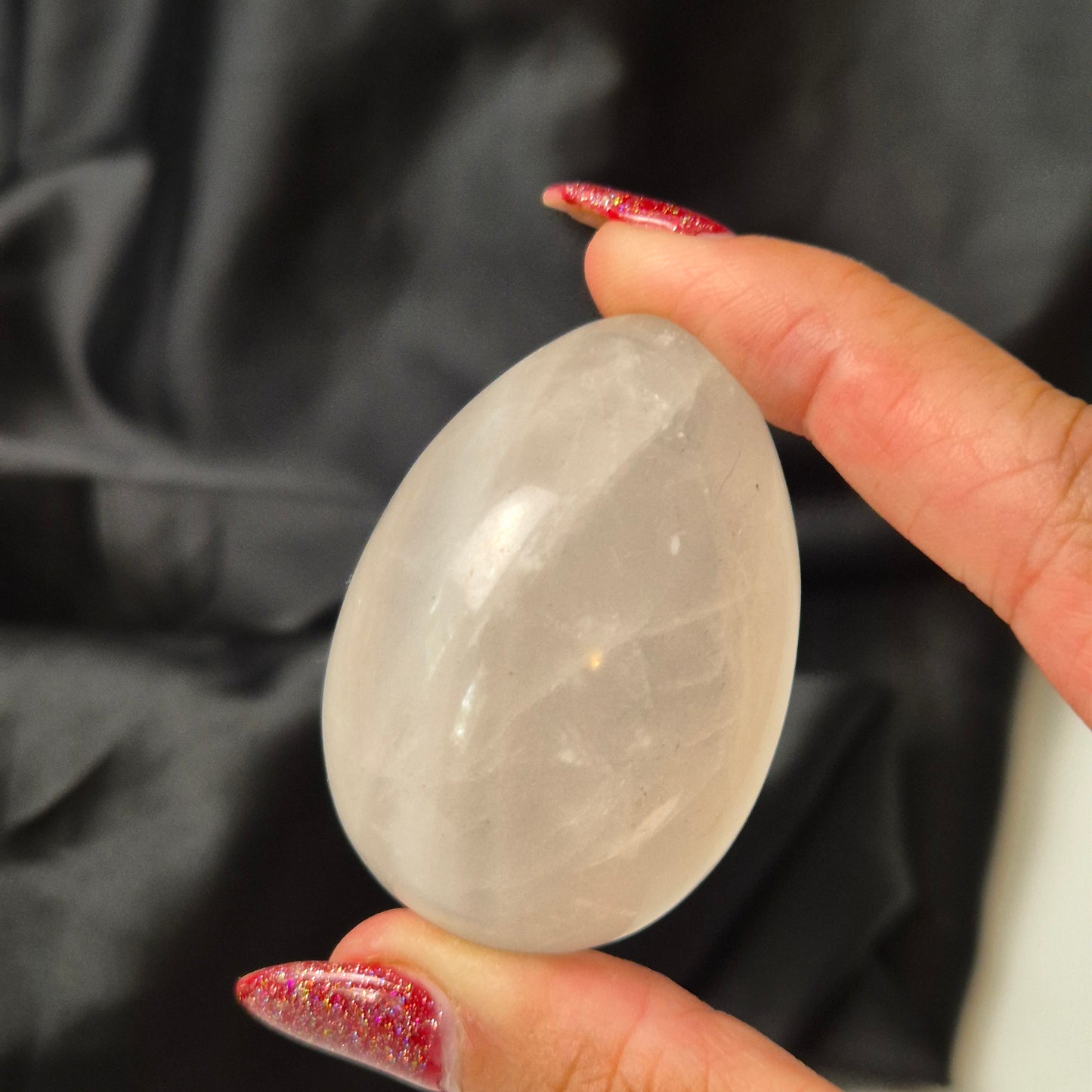 Clear quarts egg