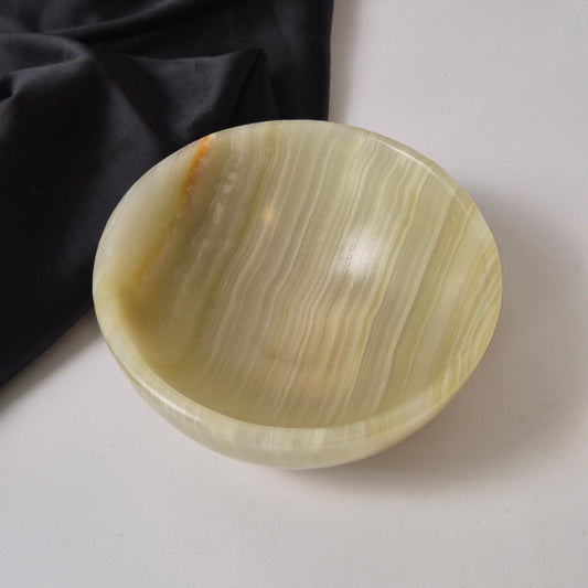 Green onyx bowl 459