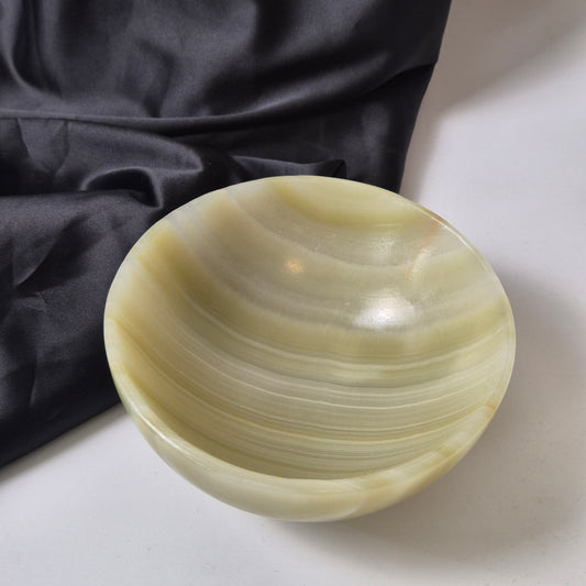 Green onyx bowl 461