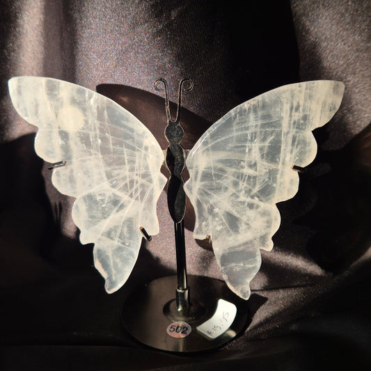 Clear quarts butterfly 502