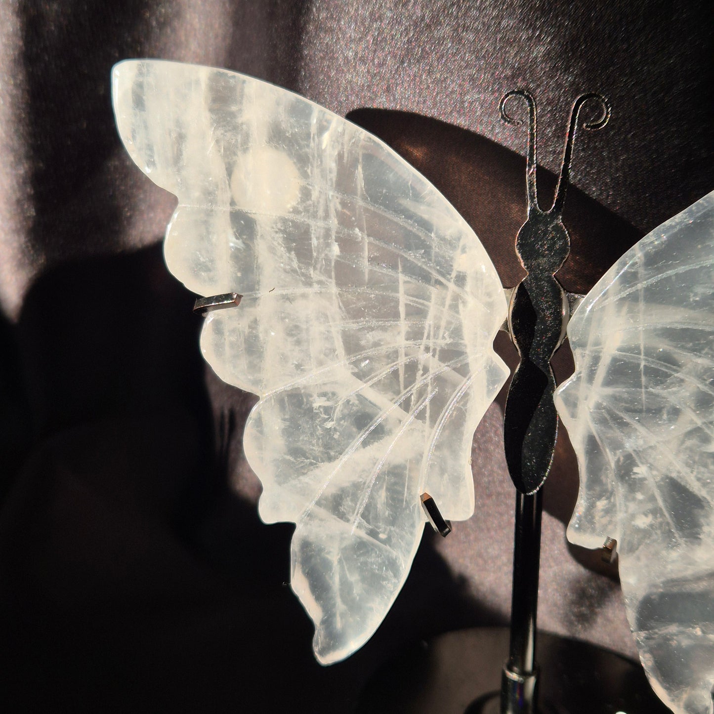Clear quarts butterfly 502