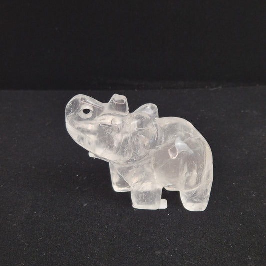 Clear quarts elephant 1