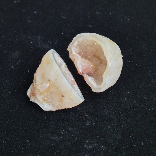 Druzy agate set big 8
